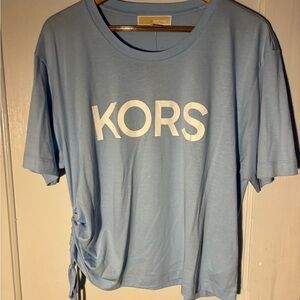 Michael Kors Sky Blue Logo Tee